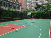 美国林登中学上海分校篮球场