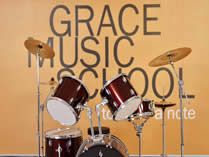 格瑞思国际学校音乐教室一角