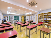 上海教科实验中学书法教室