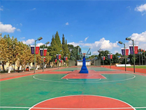 宏文学校成都安仁校区学校篮球场