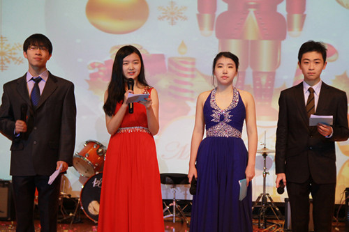上海实验学校剑桥教育中心的圣诞迎新晚会