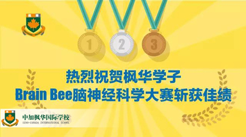 中加枫华学国际学校2018“Brain Bee大赛”再获佳绩