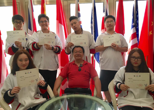 北京实验外国语学校参加竞赛部分学生