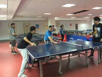 天津大学哈珀国际高中乒乓球室