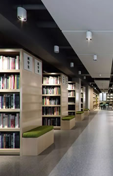 北京明诚外国语学校图书馆