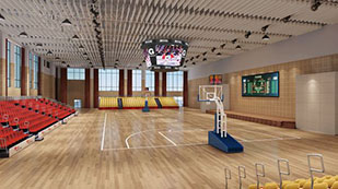 郑州市第四中学篮球室