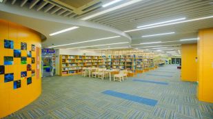 苏州科技城外国语学校图书馆