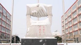 洛阳华洋国际学校雕像