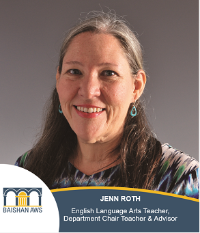 白珊·安妮高中英语语言文学老师、英语语言文学组组长 Jennifer Roth