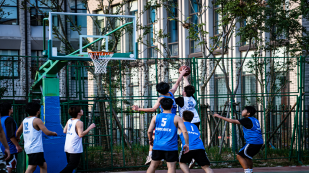 上海诺科学校篮球场