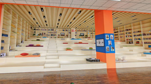 中育贝拉国际高中图书馆