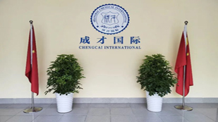 上海成才国际高中校园一角