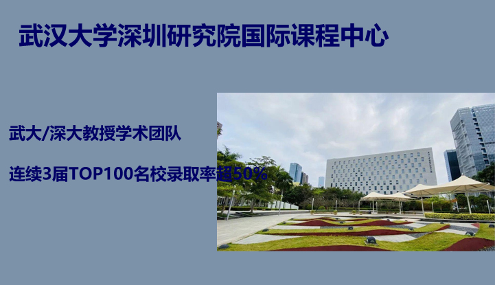 武汉大学深圳研究院国际课程中心