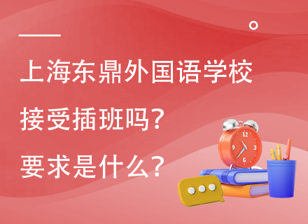上海东鼎外国语学校接受插班吗？要求是什么？