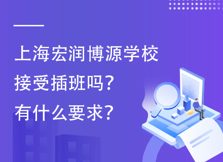 上海宏润博源学校接受插班吗？有什么要求？