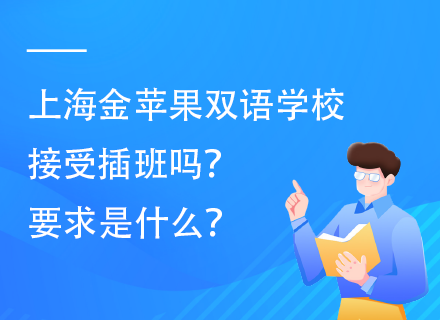 上海金苹果双语学校接受插班吗？要求是什么？