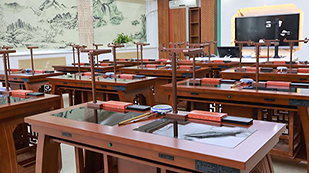 北京市二十一世纪国际学校书法教室