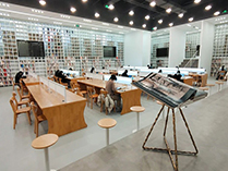 北服国际艺术高中图书馆